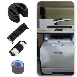 EMSea 1 Set of Paper Pickup Roller Feed Roller Assembly Compatible with HP CM2320fxi CM2320n CM2320nf CP2025 CP2025dn CP2025n CP2025x