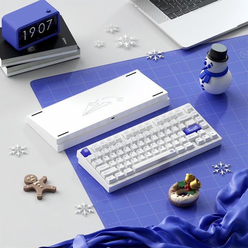BOYI Lucky75 Aluminum CNC Quick Release Mechanical Keyboard,BT5.0/2.4G/Type-C Tri-Mode Custom