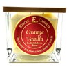 Circle E Candles, Orange Vanilla Scent, Small Size Jar Candle,
