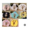 sanrio U Shape Travel Pillow Set for Airplane - Inflatable
