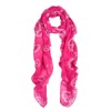 Unique Premium Skull Peace Scarf, Fuchsia