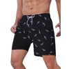 SILKWORLD Men's Swim Trunks Quick Dry Swimming Shorts 6 Inch