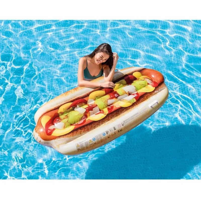 Intex Flotador Inflable En Forma De Hot Dog