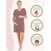 Herzmutter Weekly Bed Nightdress Women's Birth - OekoTex 100 -