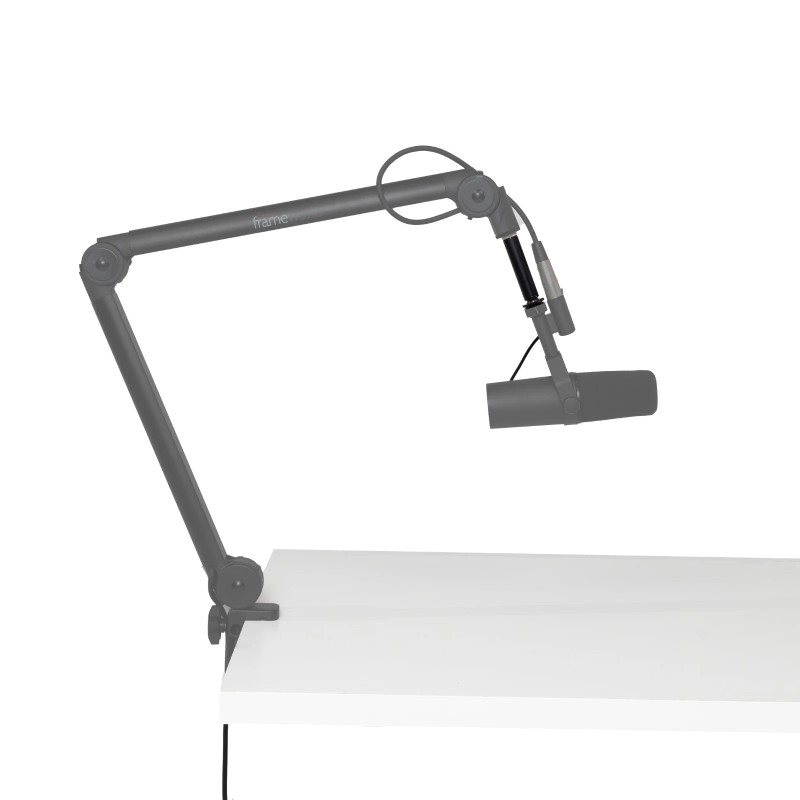 Gator Frameworks Extension Adapter for Broadcast Boom Arms; (GFWMICBCBMEXT