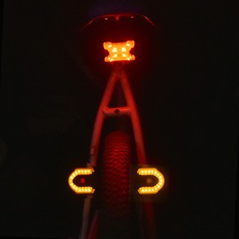 Wireless Control Bike Turn Signal Light Waterproof Bicycle Front Rear Safety Warning Light