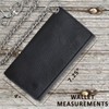 F&L CLASSIC RFID Blocking Mens Tri-fold Long Style Cowhide Leather