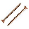 M4 Wood Screws Zinc Plated Yellow Long 2 inch (0.16"