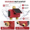 2 Zone WiFi Smart Sprinkler Timer for Garden Hose, Solar