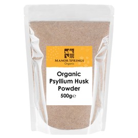 Organic Psyllium Husk Powder 500g by Manor Springs Organic
