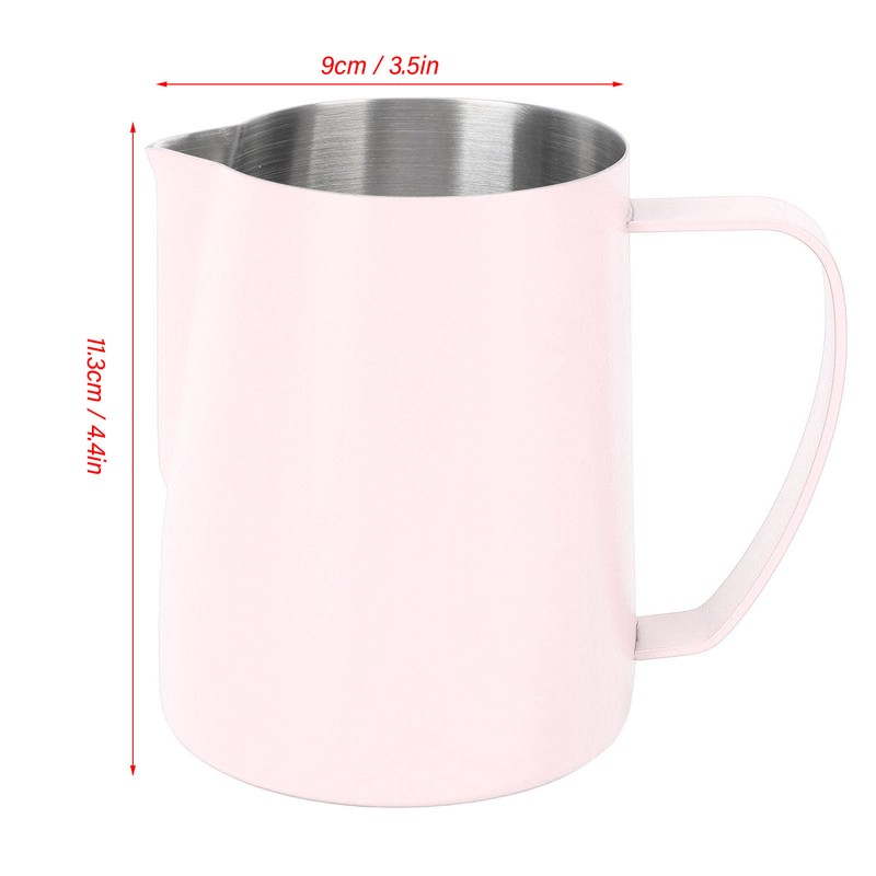 480ML Coffee Frothing Cup 304 Stainless Steel Milk Frother Jug