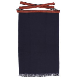 Otafuku Glove Sail Front Waist [Cotton, Rayon, Approx. 18.1 x 27.6 inches (46 x 70 cm)] #6202 Navy