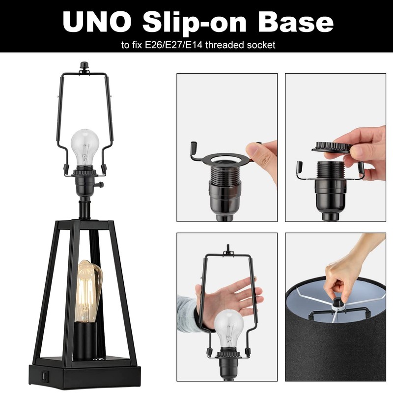 Lamp Shade Harp, 7 8 9 10 inch Adjustable Lamp