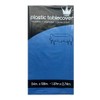 ROYAL7 3 Pack Blue, Rectangle Disposable Plastic Tablecloth for Picnic,