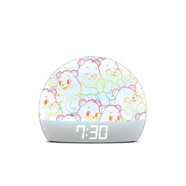 Care Bears Sunrise Alarm Clock - Sunrise Simulation, LED Clock Display, Snooze Function, Temperature Display, USB Charging