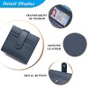 FREYAMIRA Slim Wallet For Women Genuine Leather Small Bifold Credit