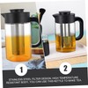 COLLBATH Cooling Beverage Pitcher with Lid High Temp Glass Water