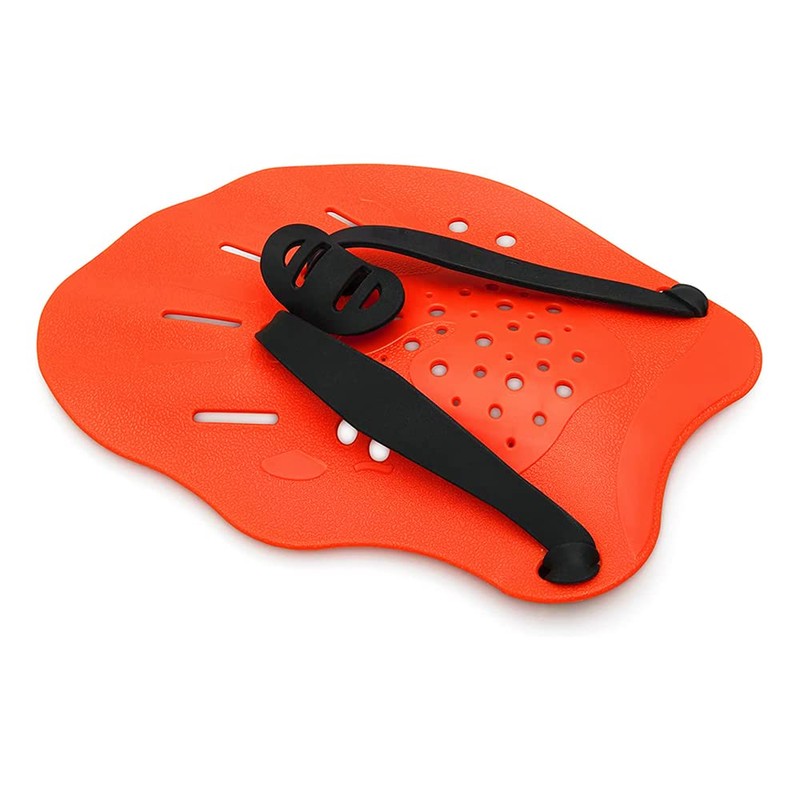 1 Pair of Swimming Hand Paddles Adjustable Swimming Training Aid