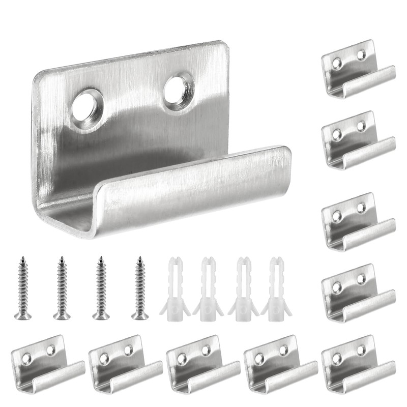 Luomorgo 10 Pcs Tile Display Hanger, Stainless Steel Wall Mounted