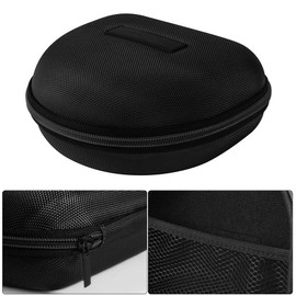 Malayas Hard Shell Headphone Case, Headset Protective EVA Pouch Travel Bag compatible Marshall Major I/Major II/Bluetooth On-Ear Headphones (Black)