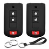 2-Pack Key Fob Cover Case for Mitsubishi Cars