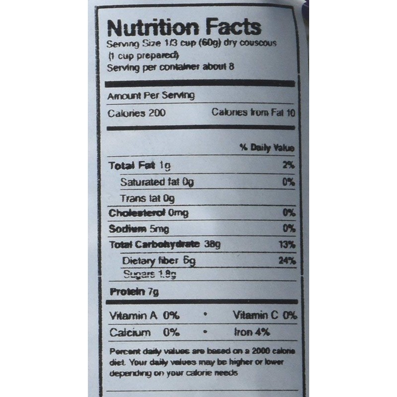 Dari Premium Moroccan Couscous (Whole Wheat), 2.2 Pound (1.0 Kg)