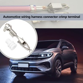 eMagTech Set of 20 Car Splices Cable Terminal Electric Wire Crimp Terminal with Protective Case 927770-3 828905-1 Compatible with Volkswagen 2.8 mm