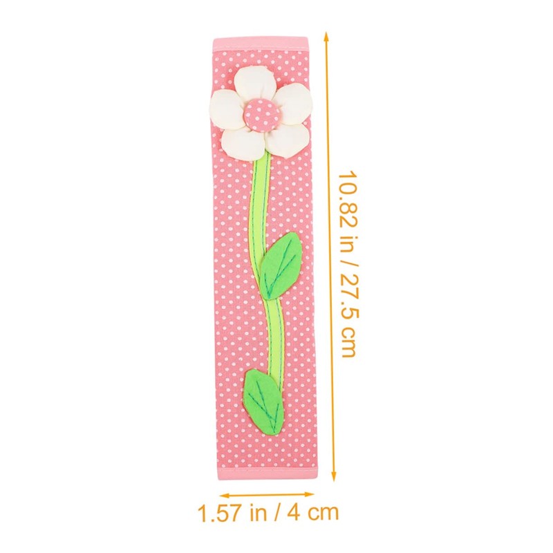 TEHAUX Flower Themed Refrigerator Handle Cover Stylish Protective Covers for