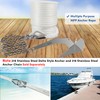 Premium Anchor Rope 100 ft x 3/8 inch, Solid Braid