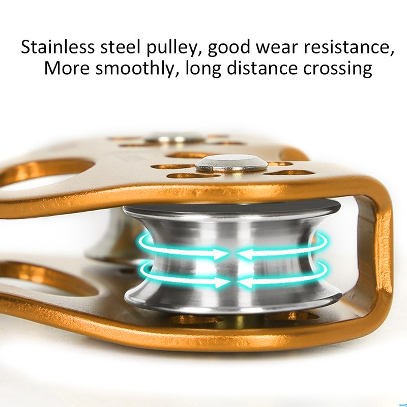 Ropeway Double Shaft Double Pulley Outdoor High Altitude Traverse Carriage
