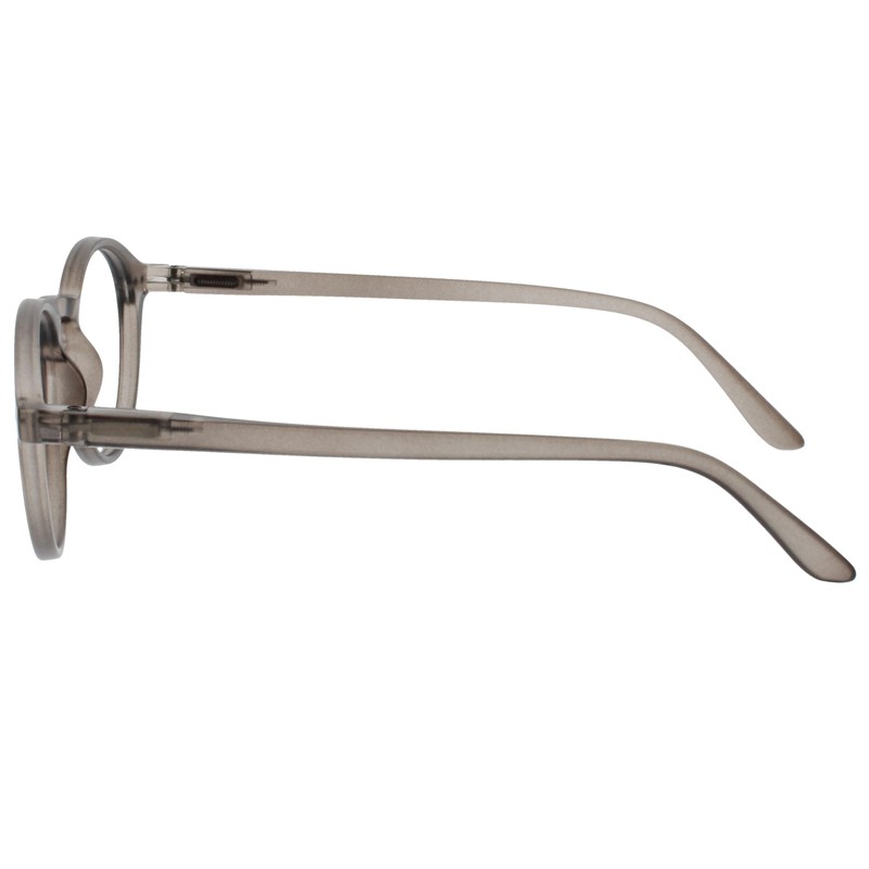 OPULIZE REY Lesebrille - 4er-Pack - Runder Retro-Rahmen - Mattschwarz,