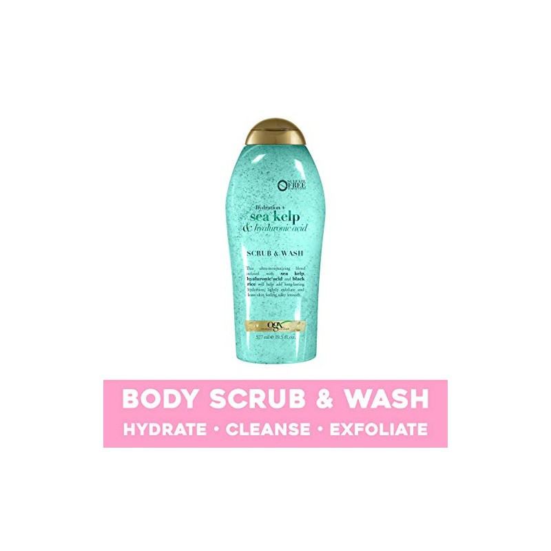 OGX, Body Wash Alga Marina y Ácido Hialurónico, 577 ml
