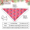 PTDECOR Christmas Dog Bandana, Reversible Holiday Xmas Dog Scarf, Multi