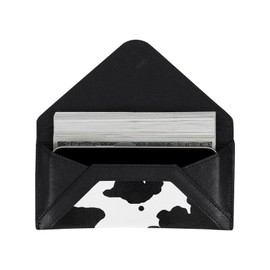 XEYOU Women's Card Wallet Envelope Style Credit Card Holder Cute Cash Wallet for Ladies, Cow Pattern, Modern