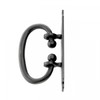 Renovators Supply Manufacturing Cabinet Pulls 5.25 in. Black Wrought Iron