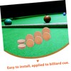 KOMBIUDA 20pcs Billiard Pool Stick Tips Leather Tips for Enhanced
