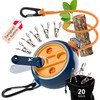 AUTDOOR® Extendable Washing Line with Fold-Out Hand Crank for Effortless