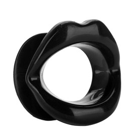 BRRNOO Face Slim Exerciser Muscle Lips Trainer Tightener - Reduce Wrinkles, Exercise Lip and Face Muscles, Simple and Convenient to Use, Works on Cheeks, Chin (Black)