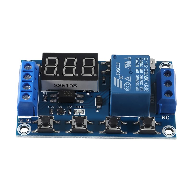 DIANN 2pcs DC 6V-30V Timer Relay Module Trigger Cycle Delay