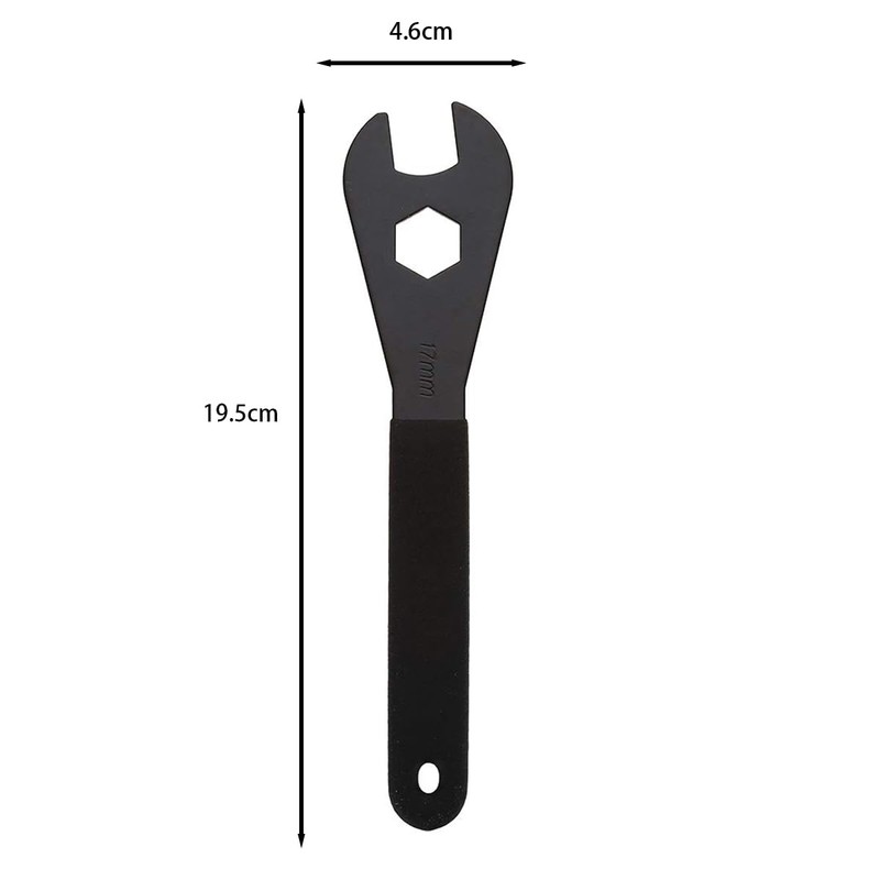 Hsthe Sea Bicycle Wrench Tool Cone Wrench 17 mm Open