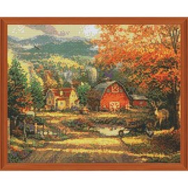 PixelHobby Country Roads Take Me Home Kit & Frame Mosaic Art Kit