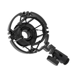 Mic Boom Arm Holder, Plastic Shock Mount Mic Holder Bracket Stand Compatible with C2000 C3000 C4000, C214 C314 C414
