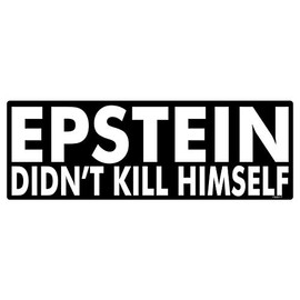 Epstein Didn't Kill Himself Sticker