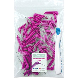 Sanacos Interdental Brushes 5 mm (0.8 mm) Pack of 60