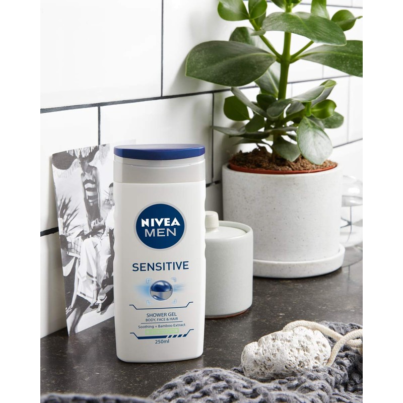 Nivea Men Sensitive Shower Gel, 250ml