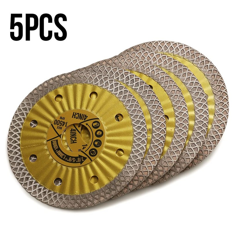 5 Pack 4 Inch Tile Cutting Blade Diamond Blade for