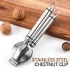 Holzsammlung Chestnut Cutter, 304 Stainless Steel Chestnut Peeler Tool, Portable
