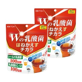 Lactic Acid Bacteria Powder, 20 Bags of Lactobacillus Splashing Powder, Shielded Lactobacillus Lactic Acid Bacteria EC-12 Granule Stick, Ito Kanpo, 2 Pieces
