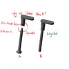 Colofulway Fuel Door Hinge Pin with Gas Door Spring for