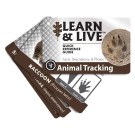 UST Learn & Live Educational Card Set, Animal Tracking